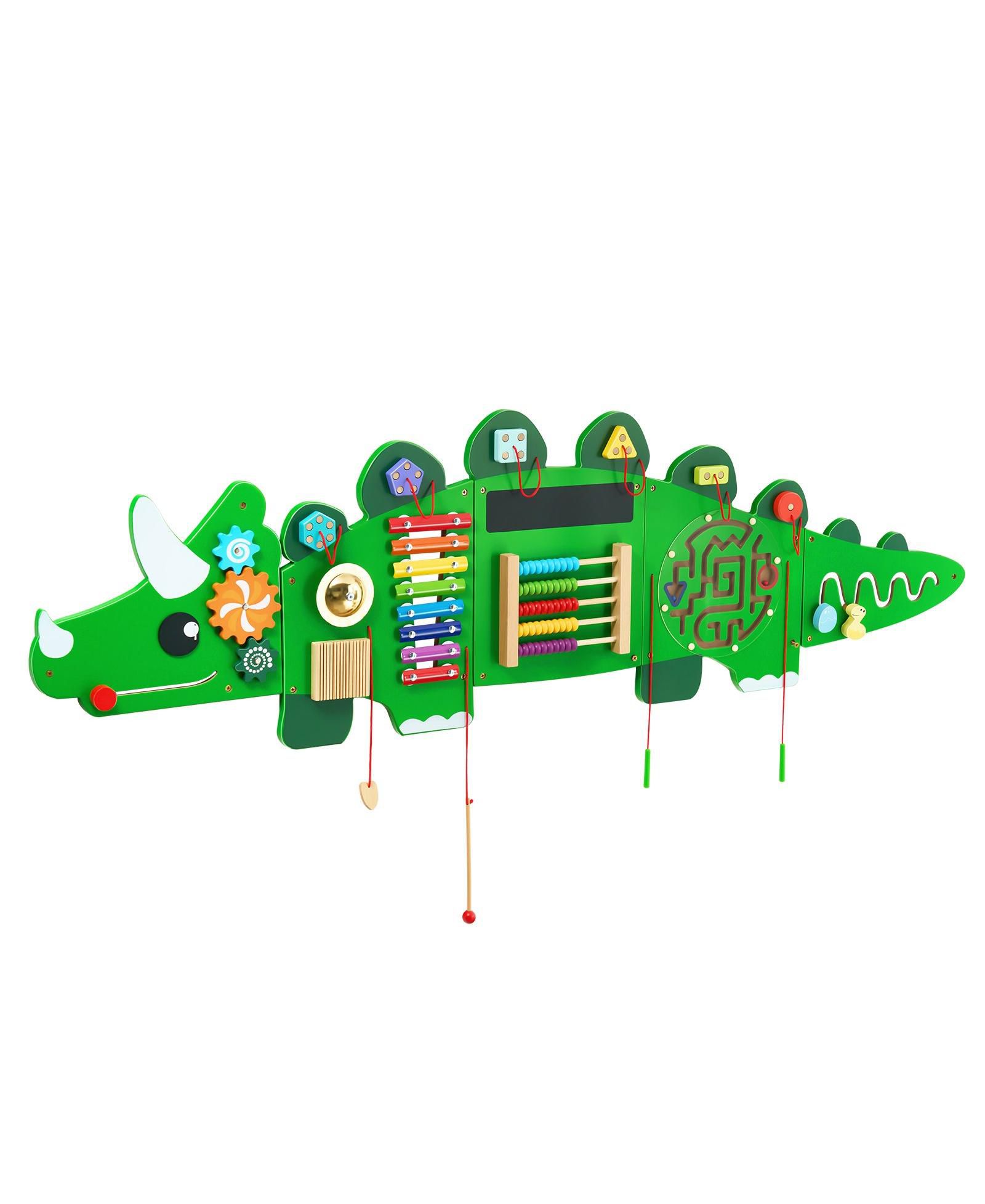 Детская развивающая доска HONGGE Montessori Wall Activity Board с сенсорными играми
