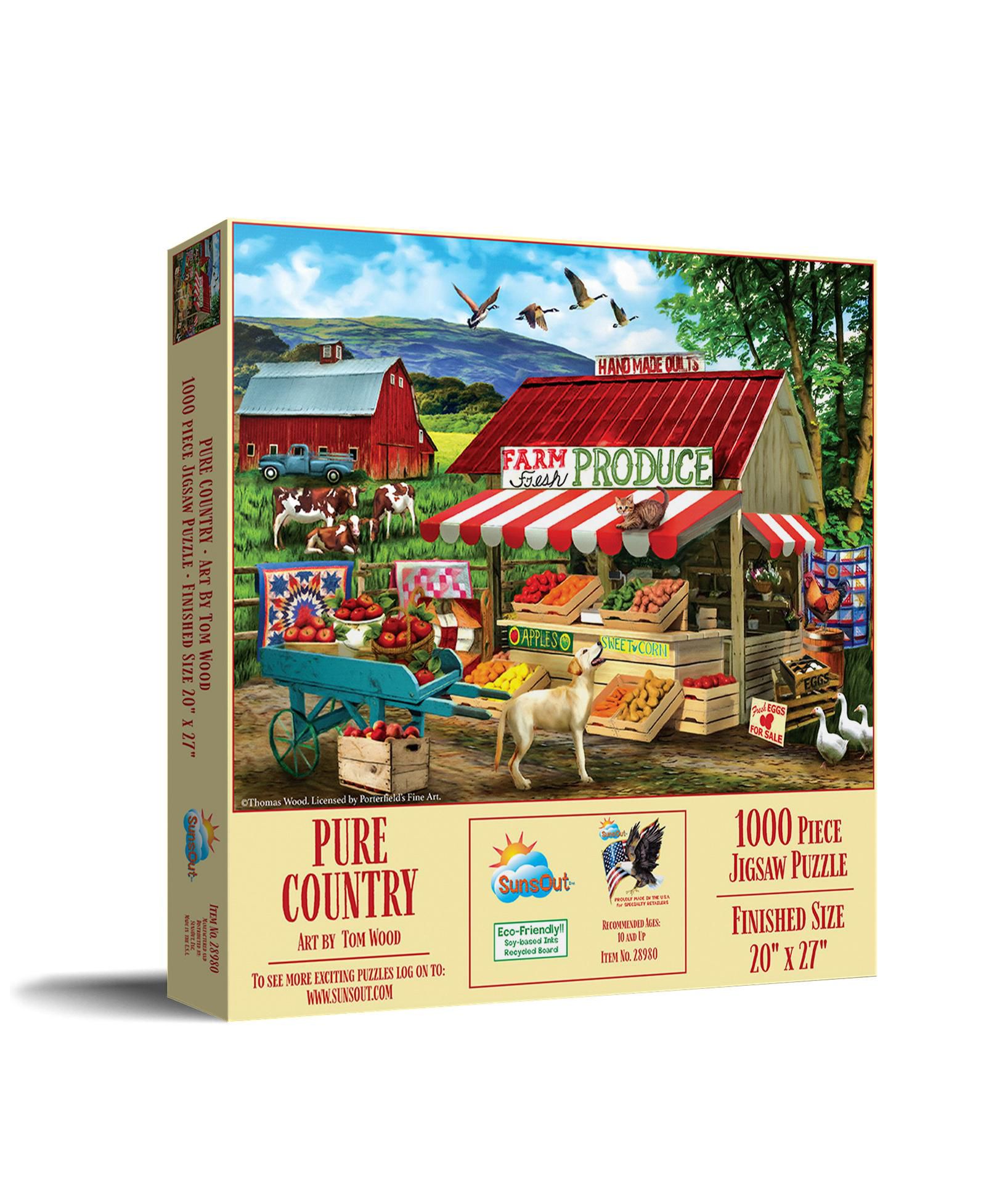 SunsOut Pure Country пазл для взрослых 1000 деталей