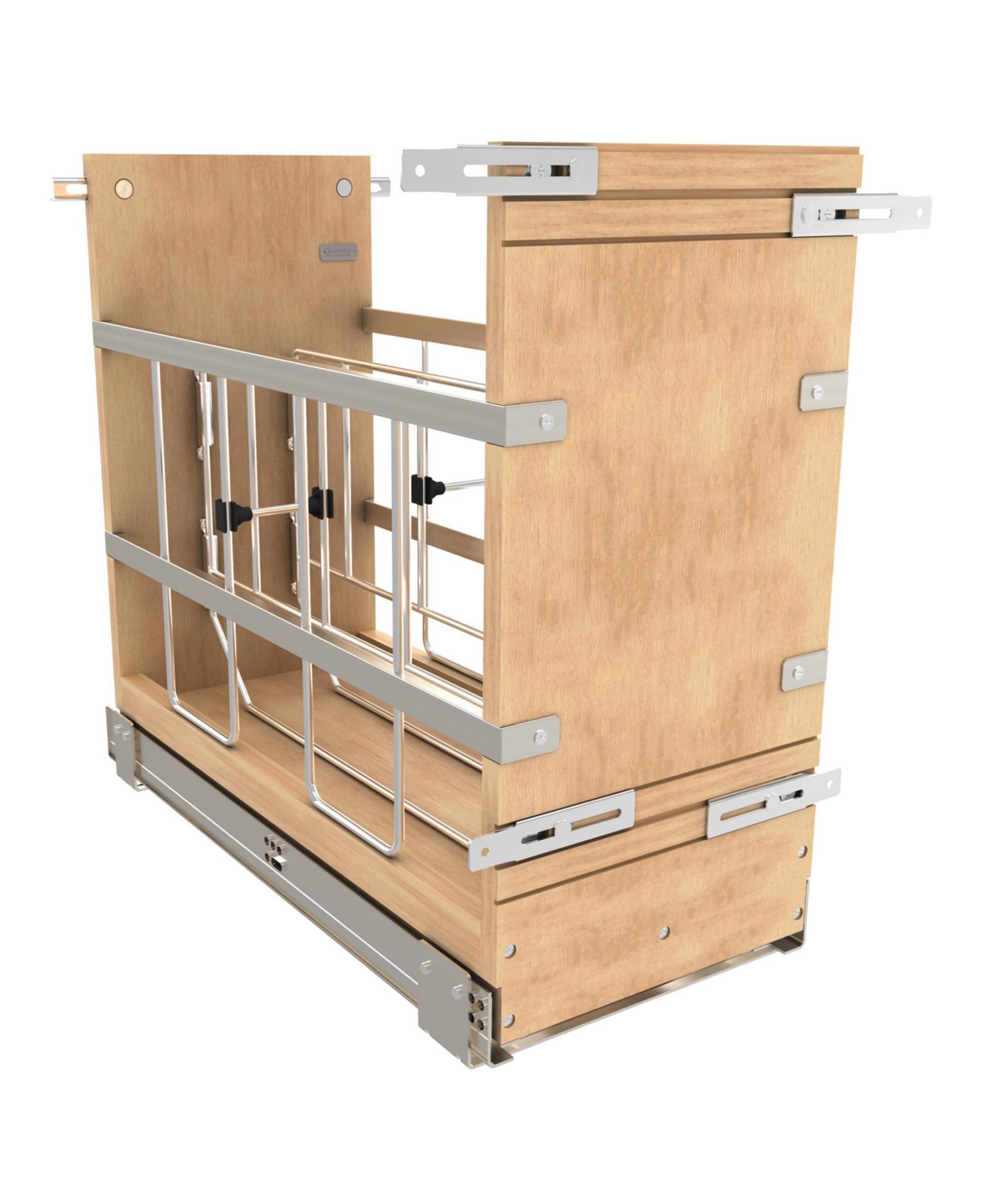 Rev-A-Shelf 8.75" Tray Divider for Foil and Wrap Organizer w/ Soft-close, 447-BCSC-8C