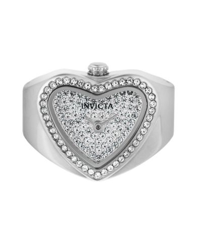 Invicta Женские часы 49578 Mini Quartz, серебристый цвет, белый циферблат