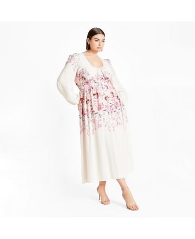 CITY CHIC Платье макси с принтом Keyla Plus Size