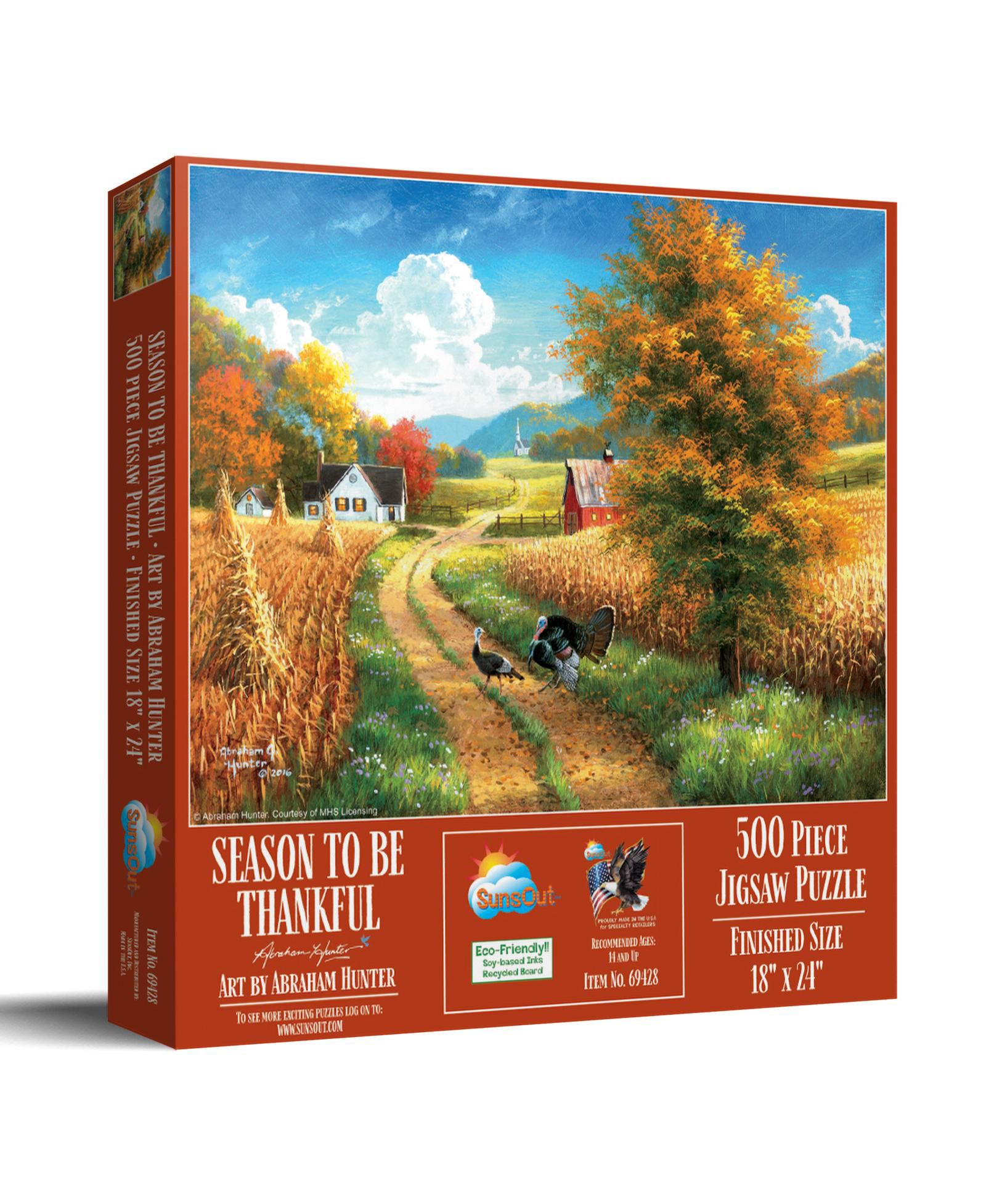 SunsOut пазл A Season to be Thankful, 500 деталей