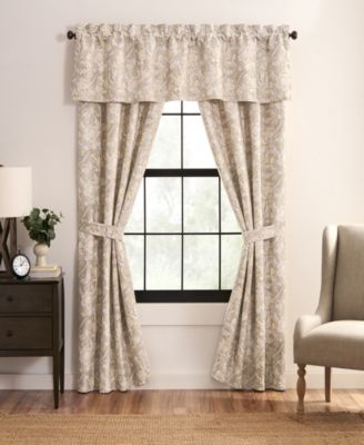 Декоративная занавеска для окна Rose Tree Hannah Floral Tailored 80" x 17"