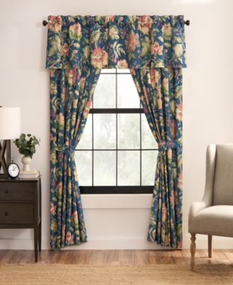 Декоративная занавеска Rose Tree Secret Garden Tailored Window Valance, 80" x 17"