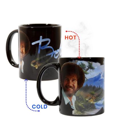 Bob Ross Exclusive Color Change Ceramic Coffee Mug 12 ounces