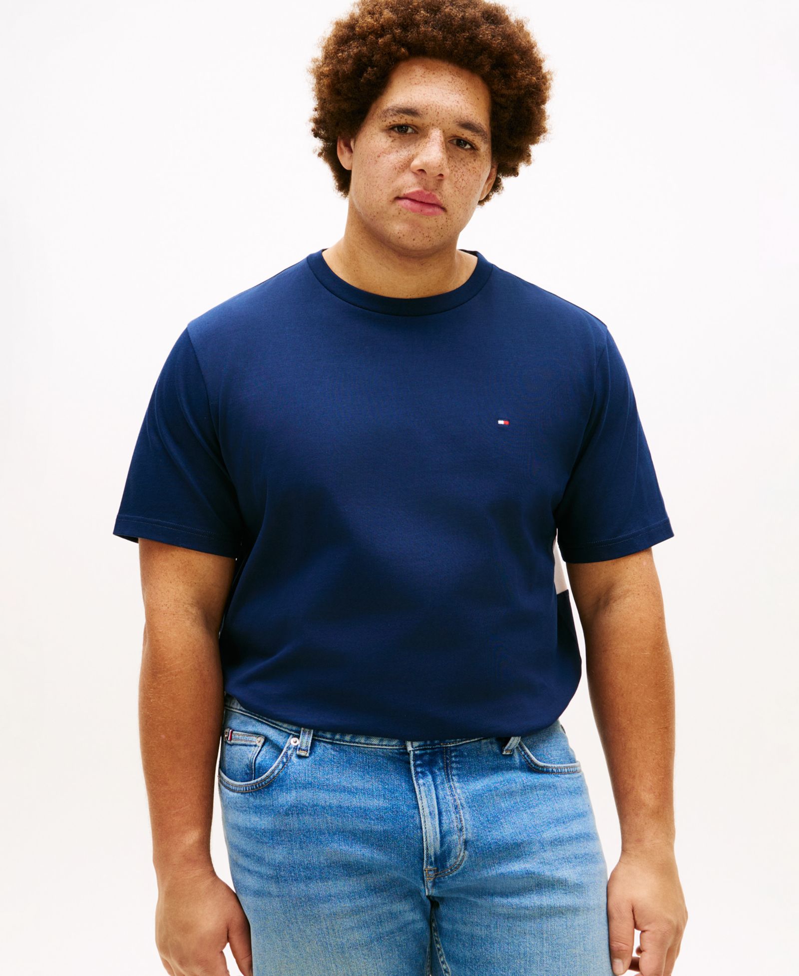 Tommy Hilfiger Men's Big & Tall Flag Regular-Fit T-Shirt