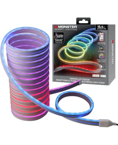 Светодиодная умная лента MONSTER CABLE RGB+IC Flexible Neon, 16.4 Ft