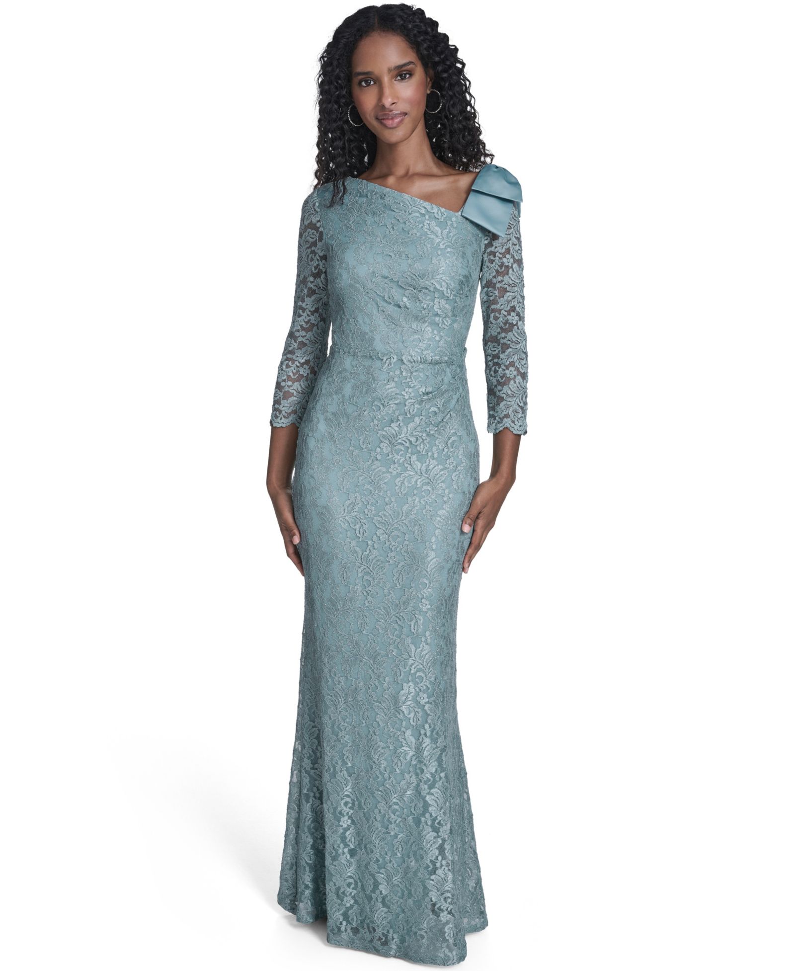 Jessica Howard Women's V-Neck Sheath Gown