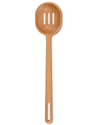Деревянная ложка с шумовкой Le Creuset Signature Wood 12.6"