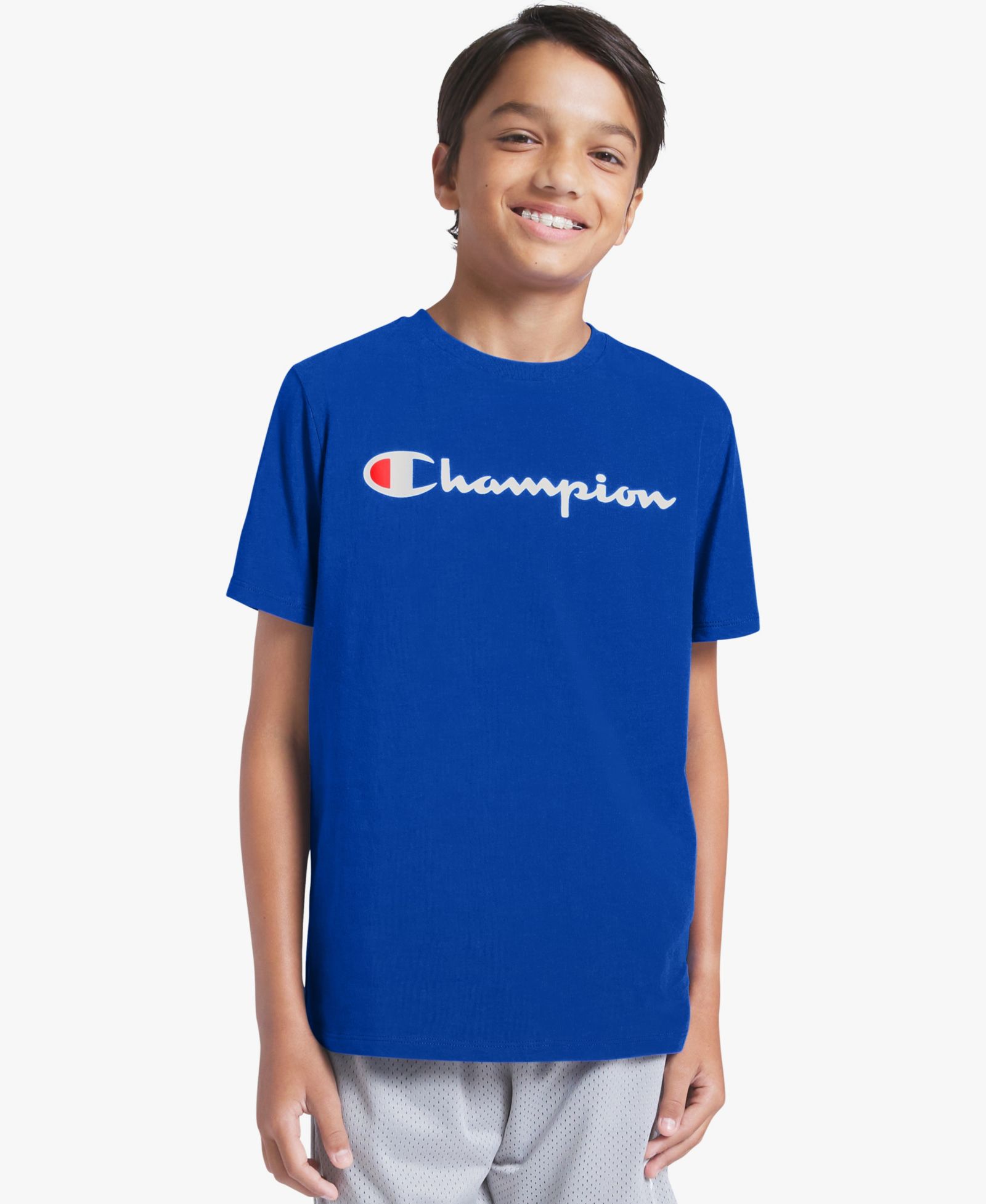 Футболка Champion Boys' 8-20 Crewneck Signature