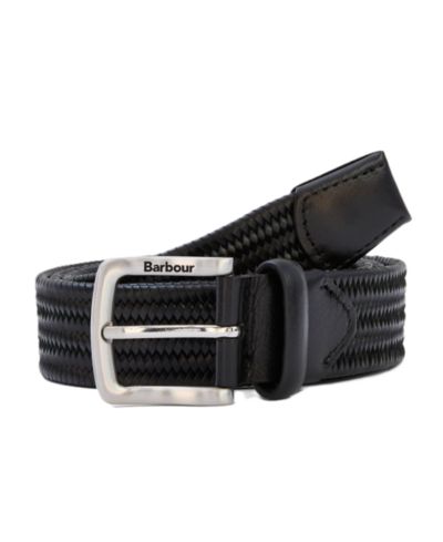 35MM Barbour Men's Stretch Leather Belt