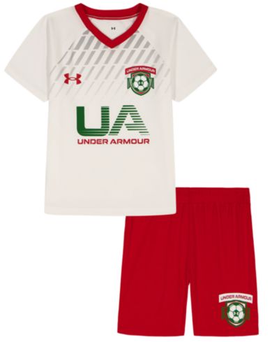 Детский комплект Under Armour: футболка и шорты для футбола, 2-piece set