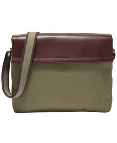 Cole Haan Men's Judson Brushed Twill Messenger Bag