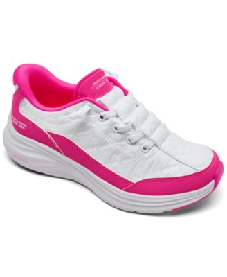 Skechers Girls' Contour Foam Cozy Fit Walking Slip-On Sneakers from Finish Line
