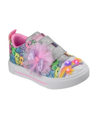 Skechers Toddler Girls Twinkle Sparks Care Bears Light-Up Sneakers from Finish Line
