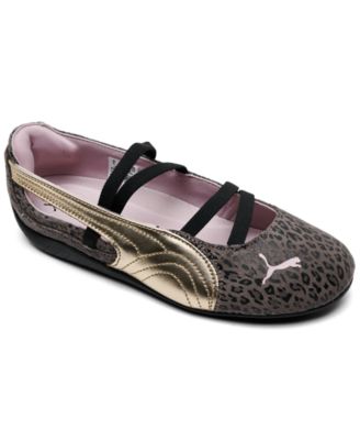 Женские кроссовки Puma Big Girls Speed Cat Ballet Leo Girl Mary Jane Lifestyle от Finish Line