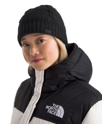 The North Face Cable-Knit Fleece-Lined Beanie