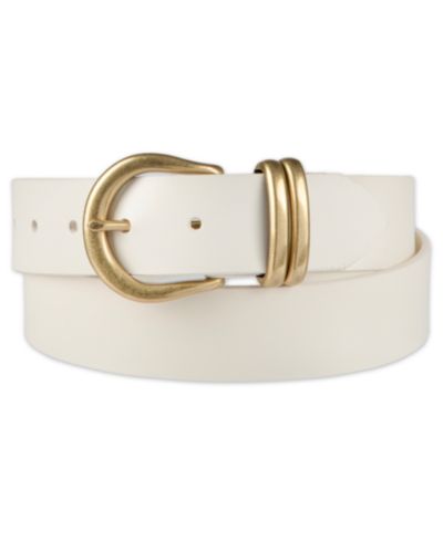 Levi's Women's Double Metal Loop Leather Belt