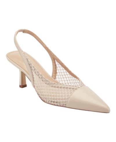 Женские туфли-лодочки Marc Fisher LTD Gipsi Mesh Slingback с каблуком kitten heel