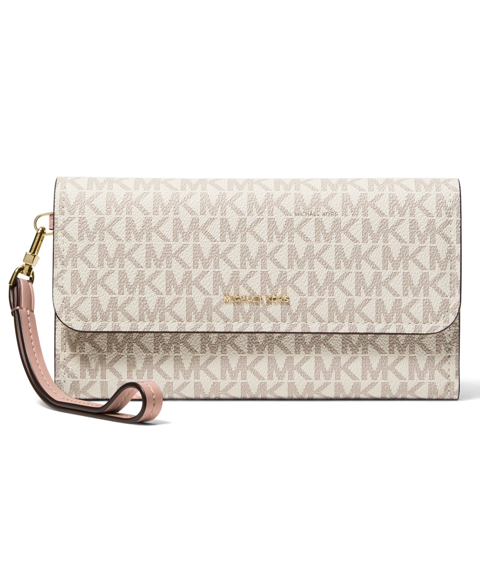 MICHAEL Michael Kors Jet Set Medium Flap Double Zipper Wristlet