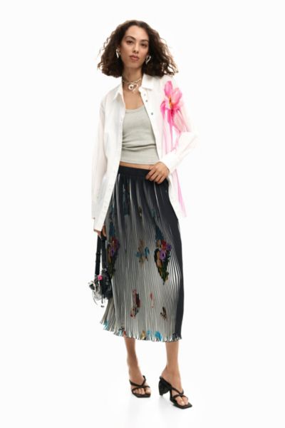 Юбка Desigual Women's Midi arty texture