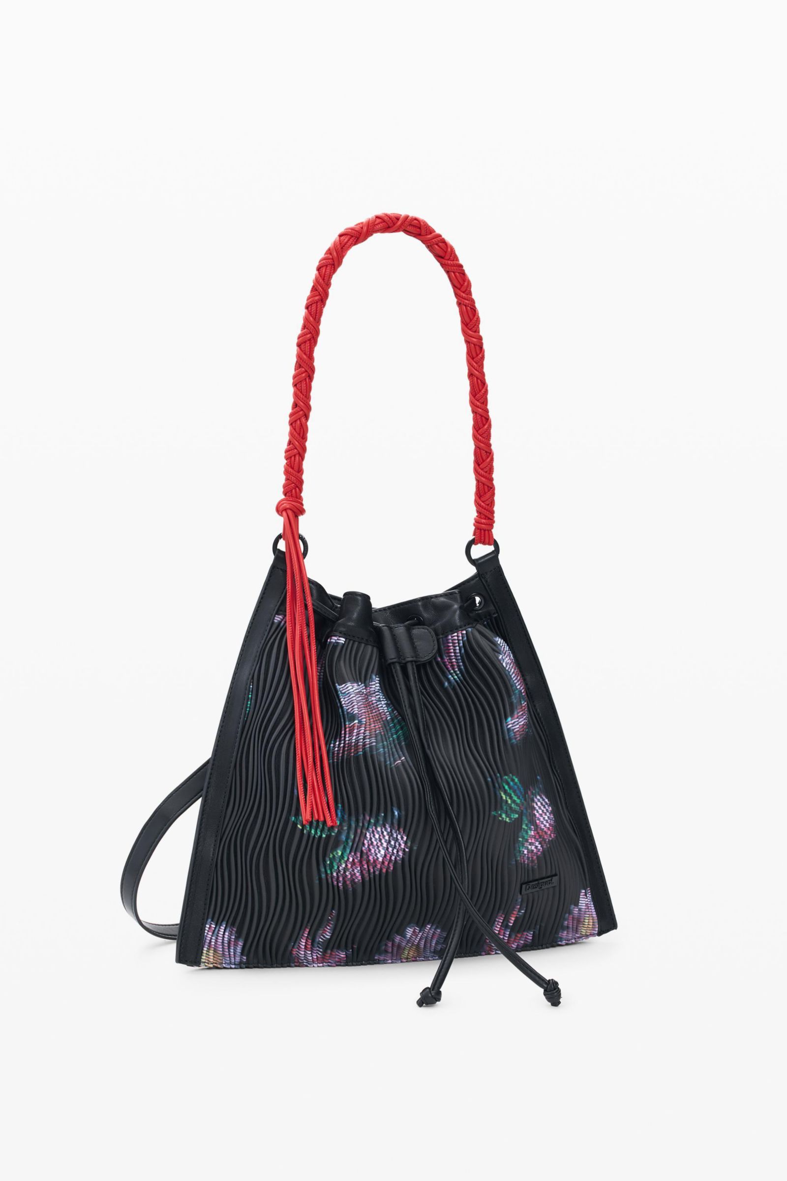 Desigual Women's Medium backpack flower texture