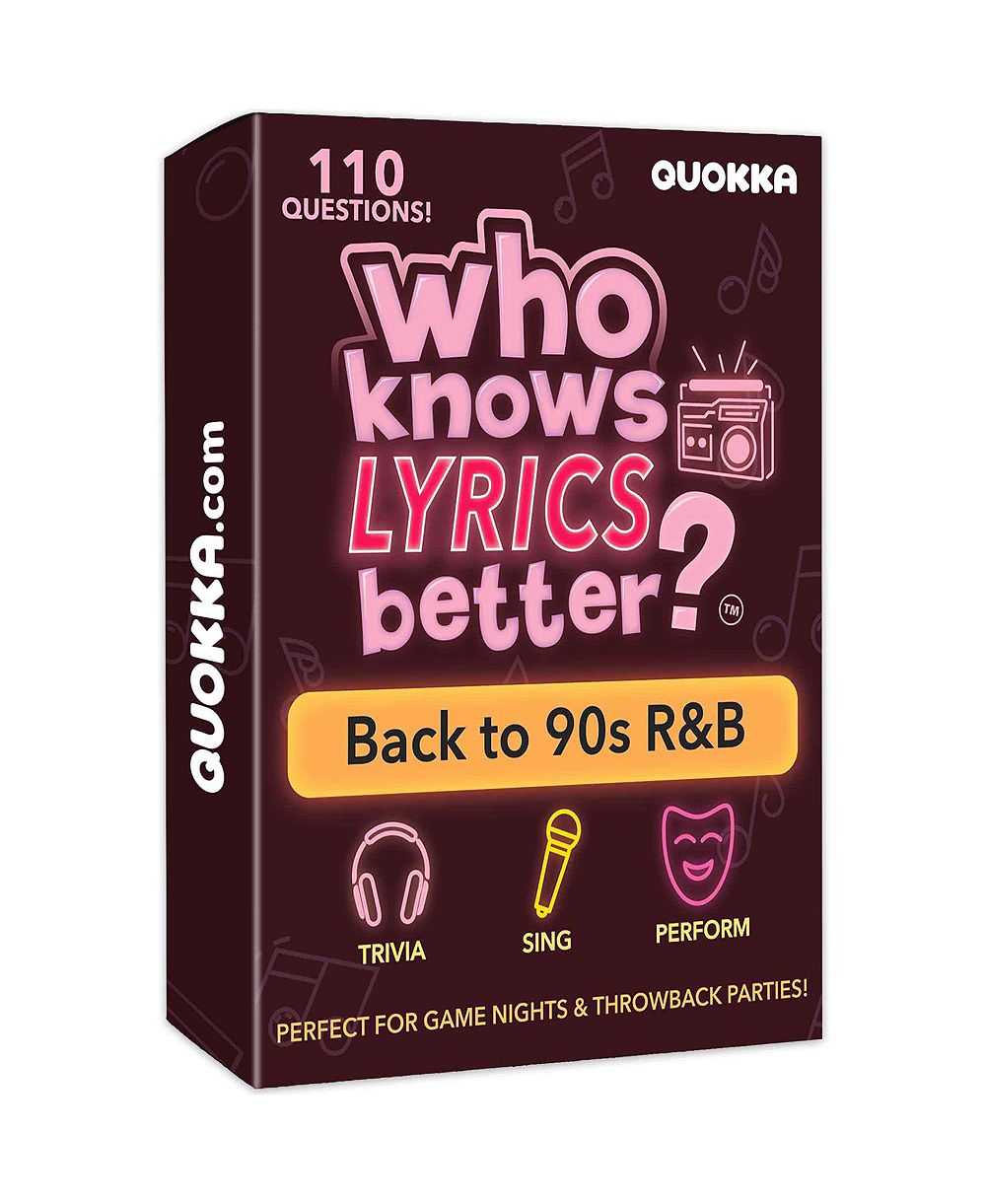 QUOKKA Who Knows Lyrics Better? 110 вопросов – музыкальная игра для вечеринок