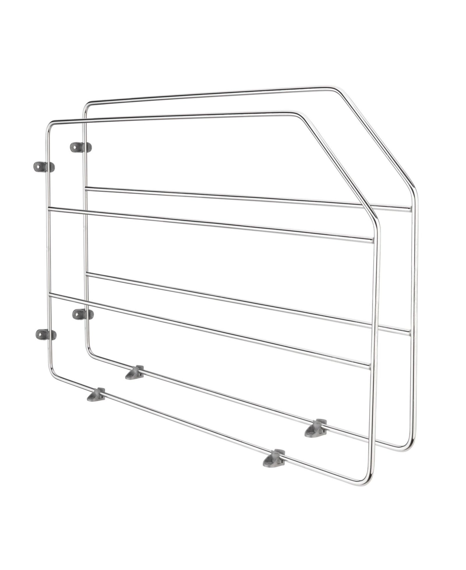 Rev-A-Shelf 12" Kitchen Cabinet Baking Sheet Organizer, Chrome, 597-12CR-2-1