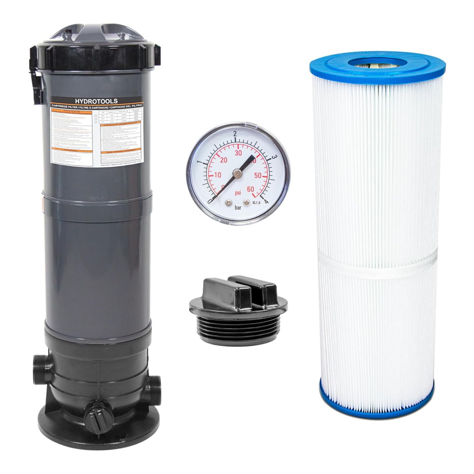 Фильтр для бассейна Swimline HydroTools 70 Sq Ft Sure Flo с картриджем и элементами