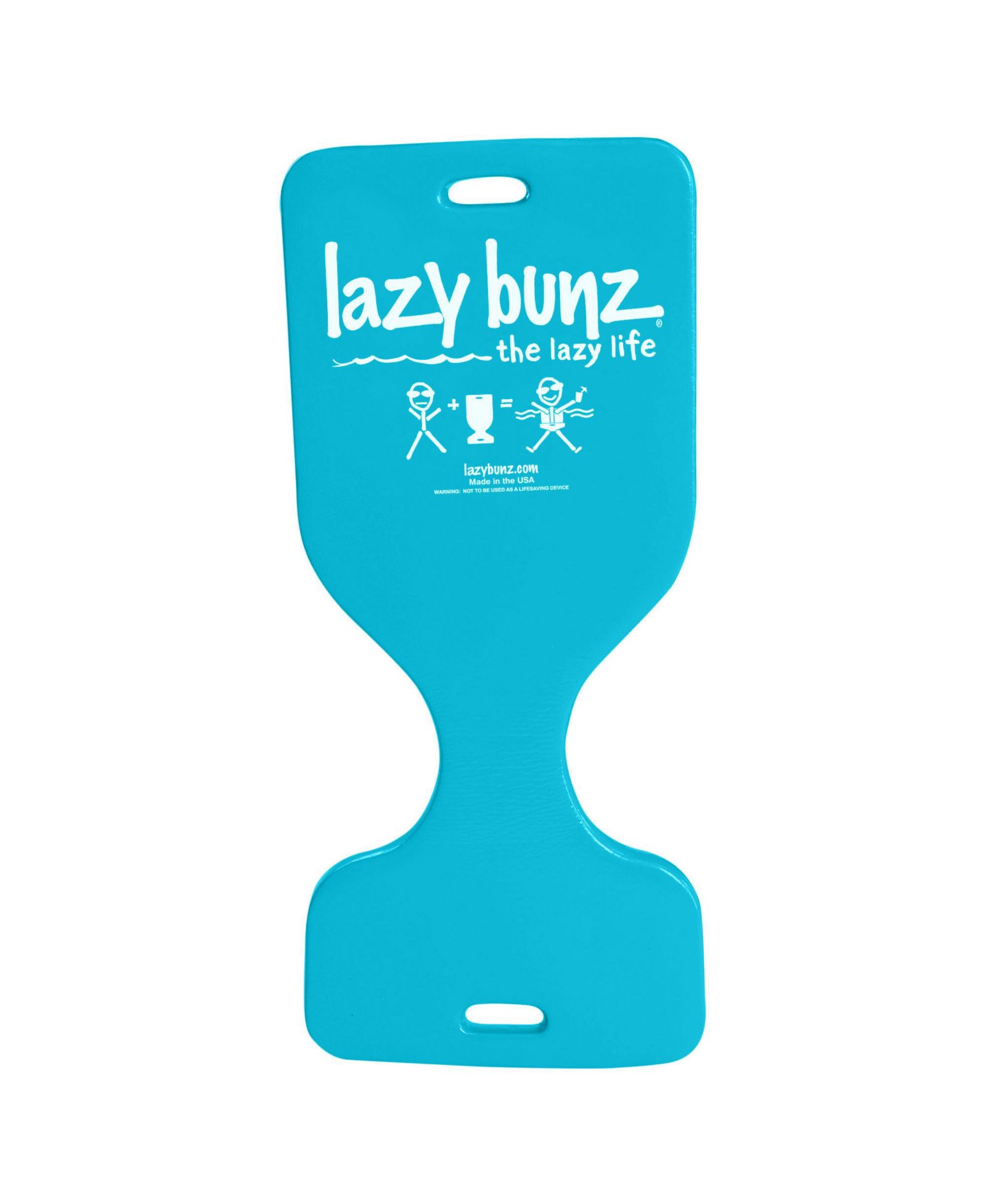 Trc Recreation Lazy Bunz Saddle Seat 36" x 18" Foam No Inflation Needed Pool Float, Ages 14+