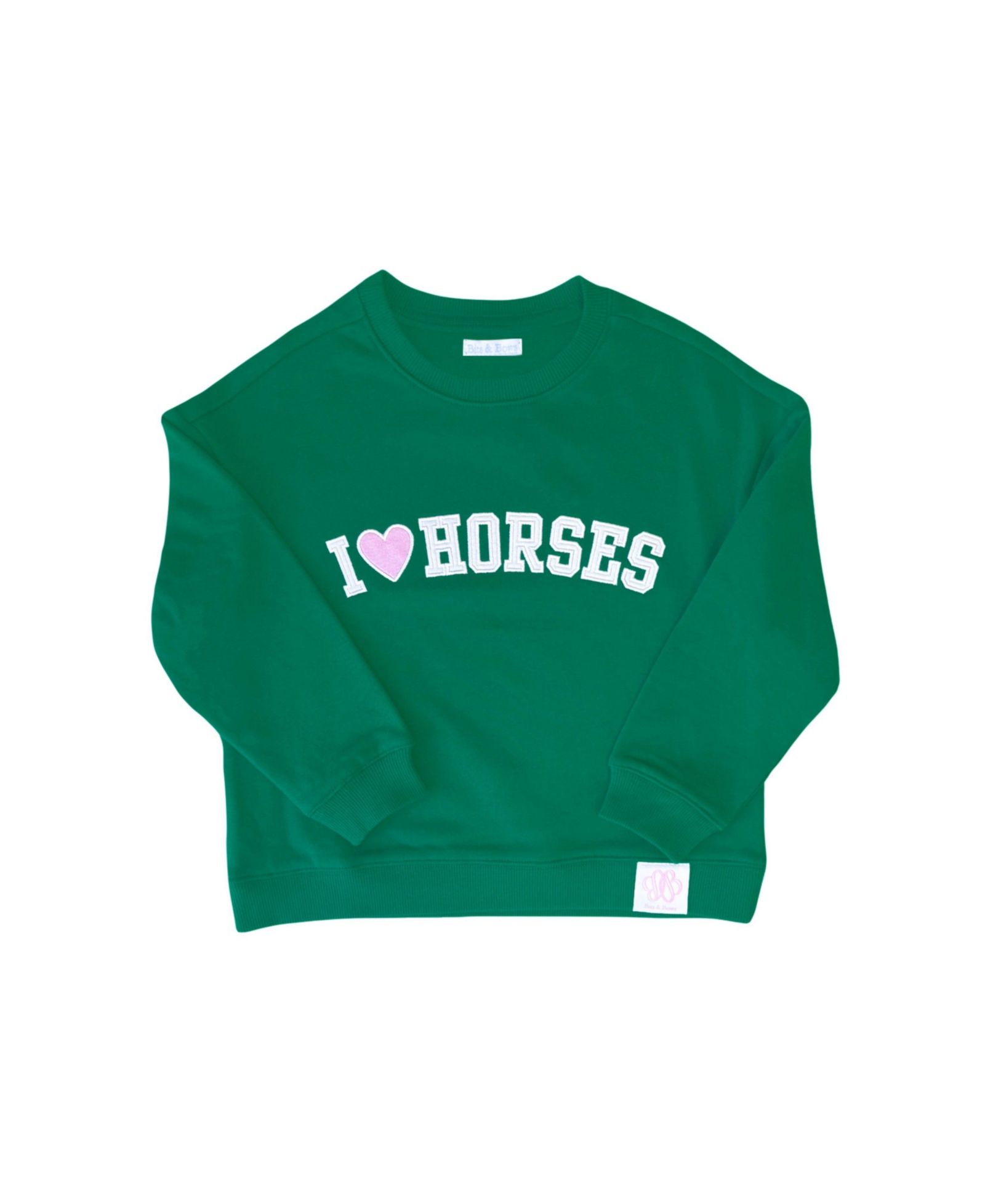 Bits & Bows Свитшот для девочек I Heart Horses