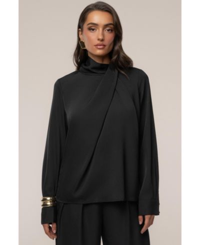 Женская шелковая блузка JLUXLABEL Alexa Satin Blouse