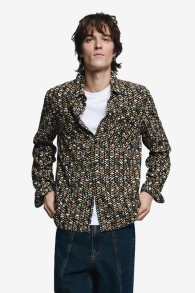 Мужская рубашка Desigual с жаккардовым узором