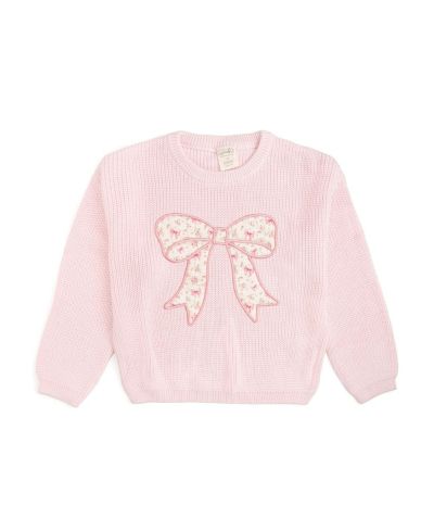 Детский вязаный свитер Sweet Wink Toddler Girls Ditsy Floral Bow Knit