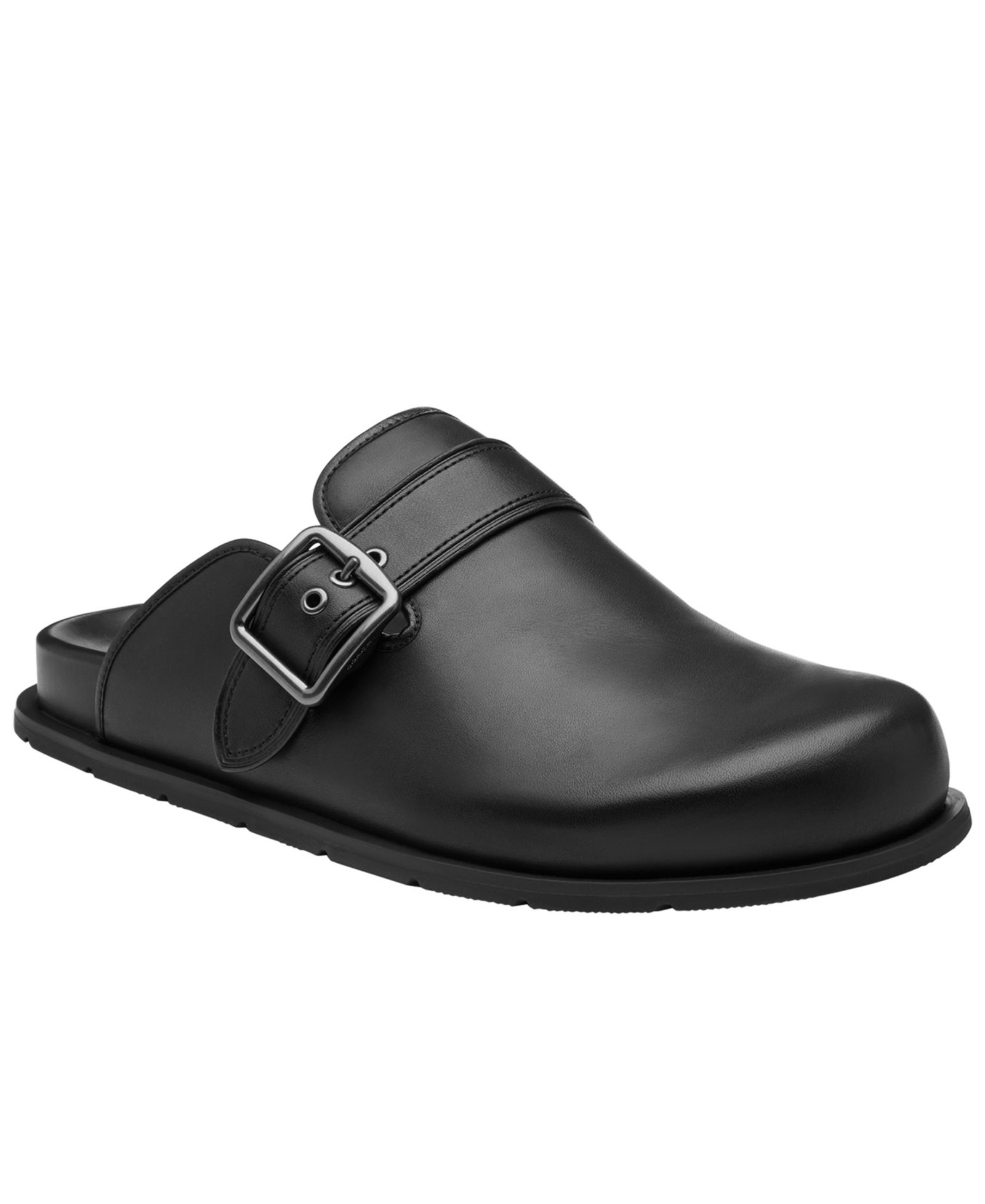 COACH Men's Slip-On Leather Clogs
