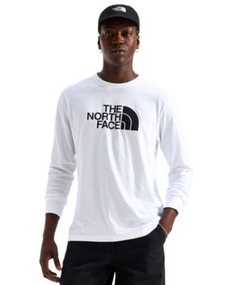 The North Face мужская длинная футболка с вышитым логотипом Evolution Simple Dome с круглым вырезом и длинным рукавом