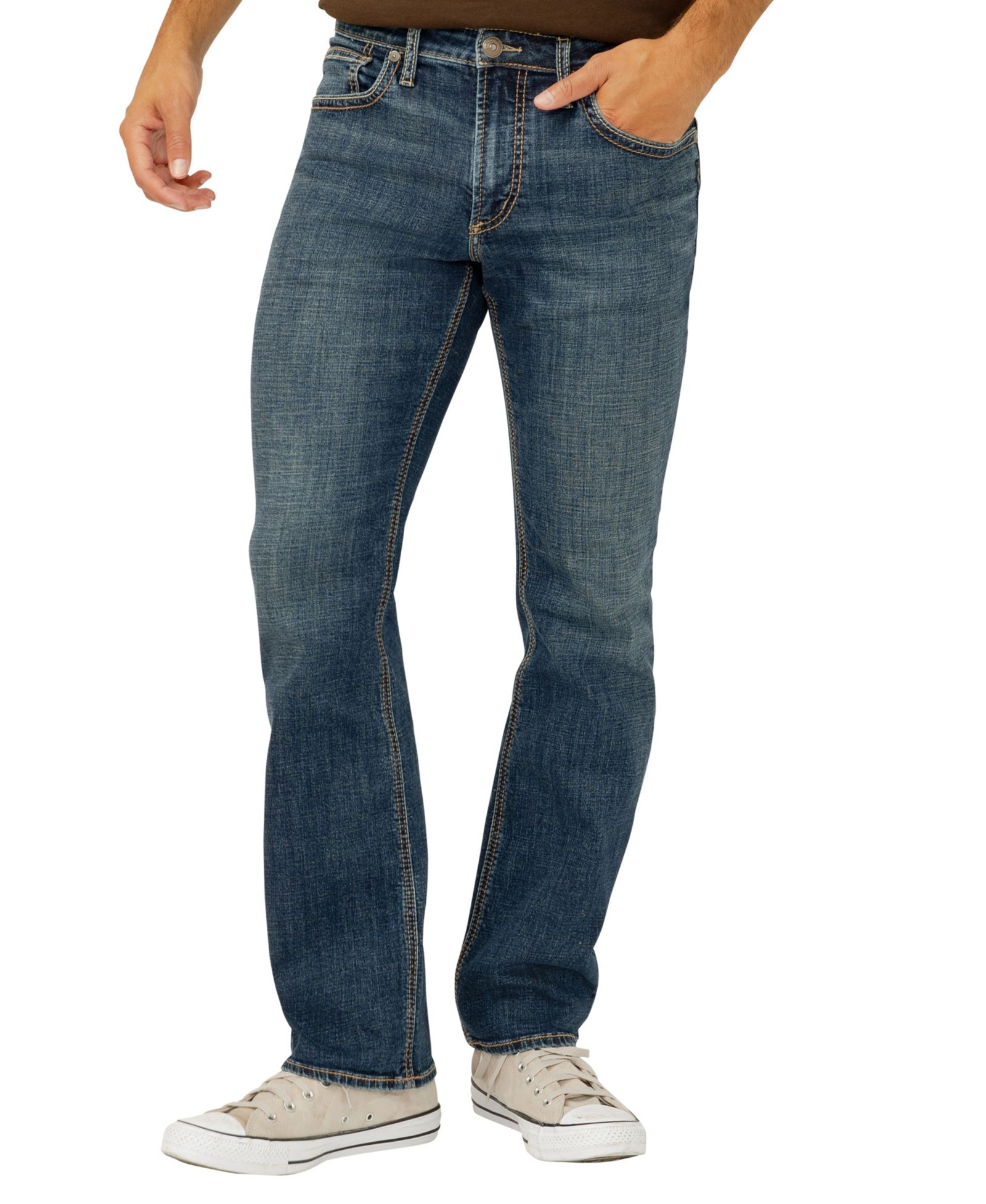 Silver Jeans Co. Men's Bootcut Slim-Fit Jeans