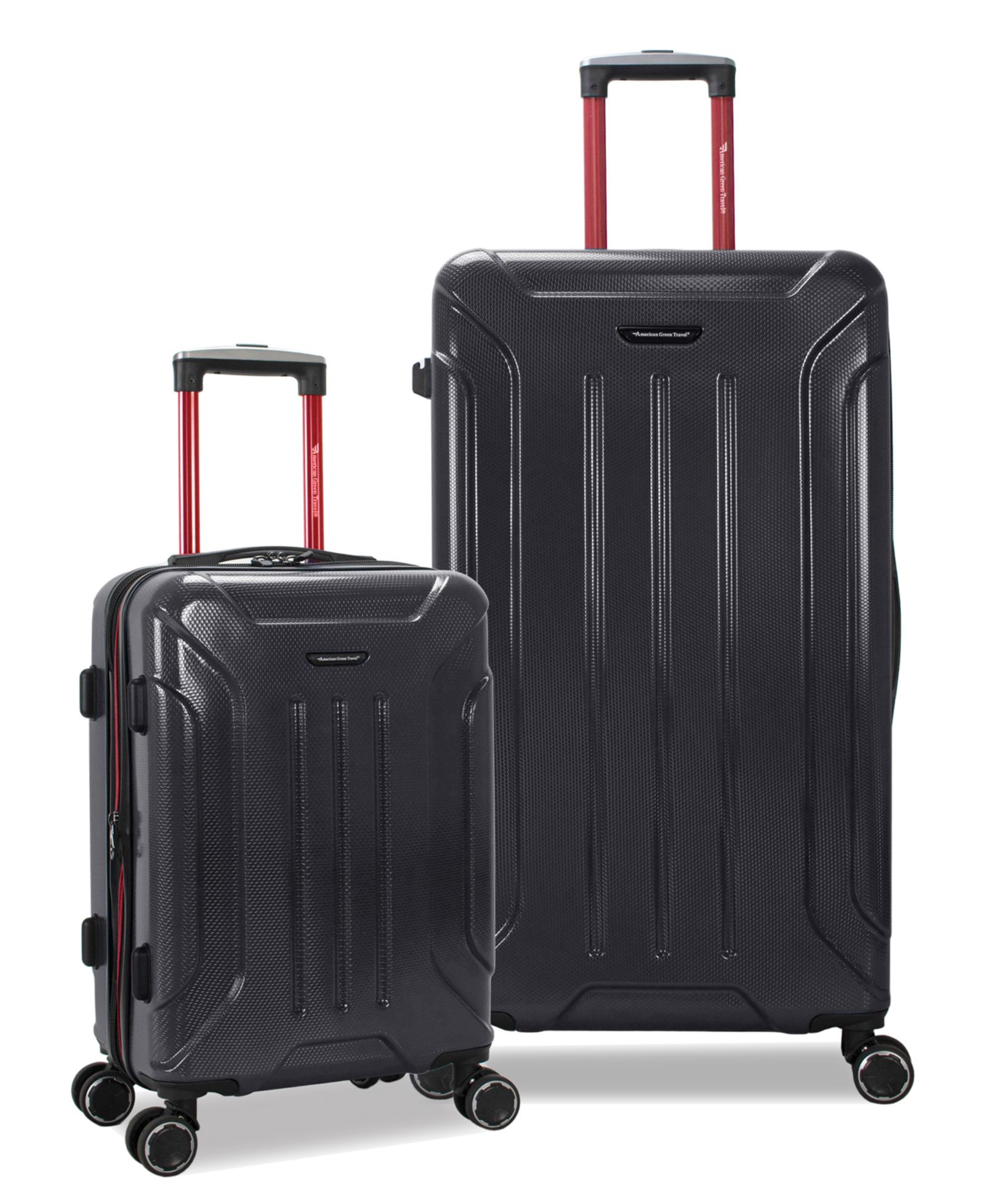 American Green Travel Optimus 2-Pc. Hardside Expandable Spinner Trunk Luggage Set
