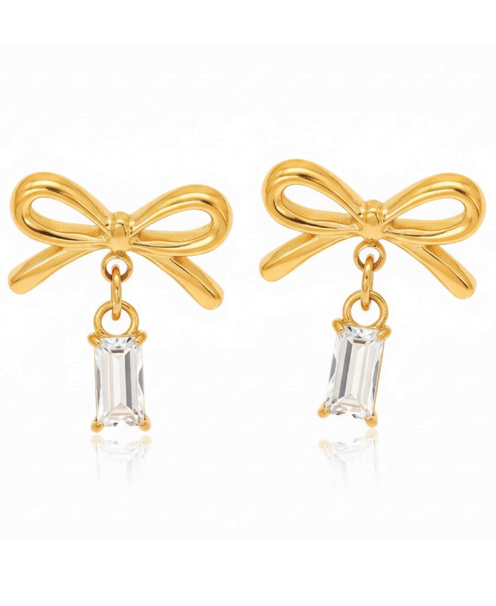 Lola Ade Colette Gold-Tone Bow Stud Earrings