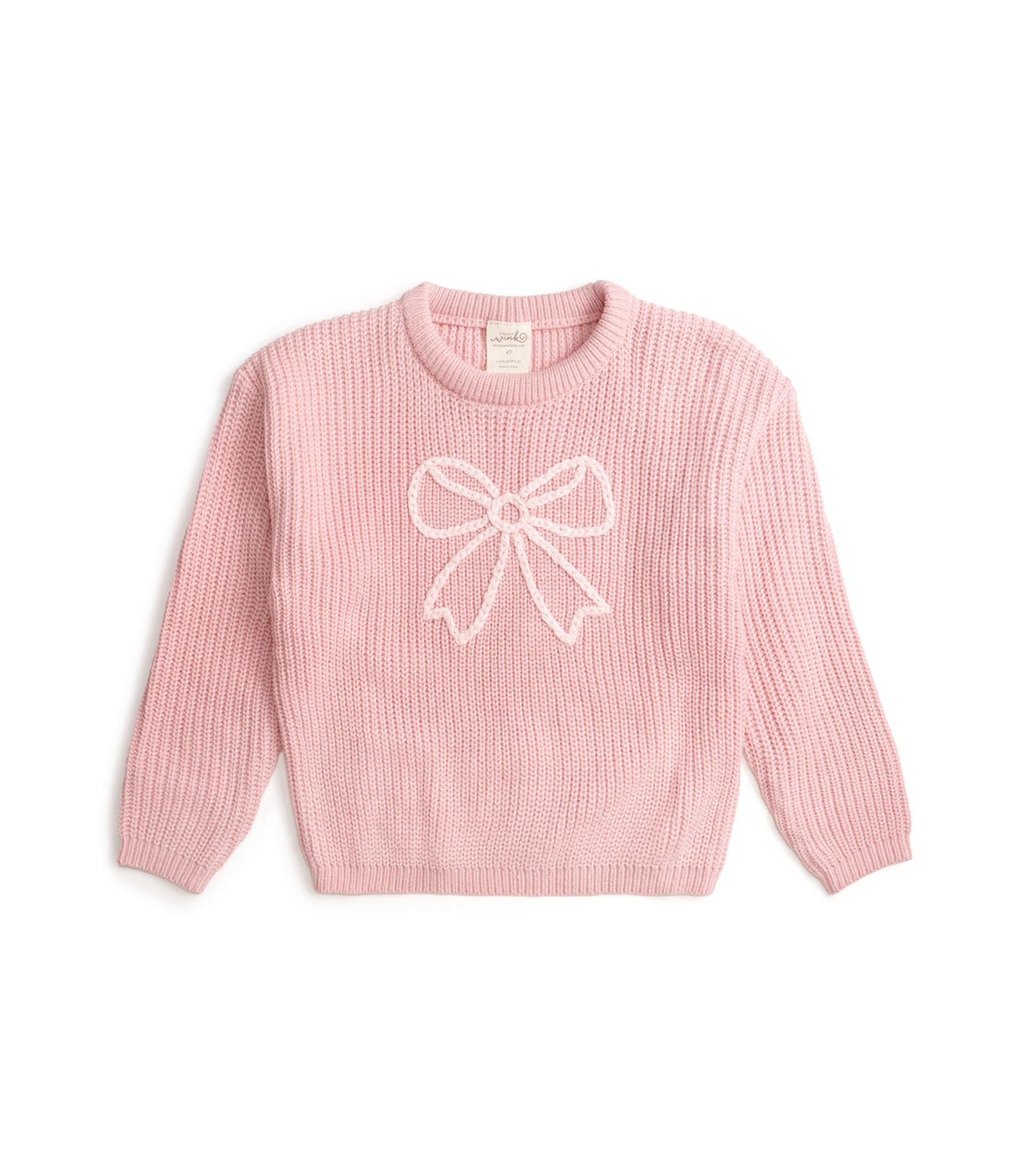 Sweet Wink Детский вязаный свитер Coquette Bow для девочек