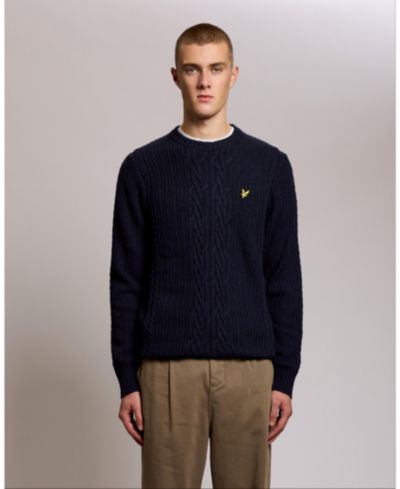 Мужской вязаный свитер Lyle & Scott с длинным рукавом
