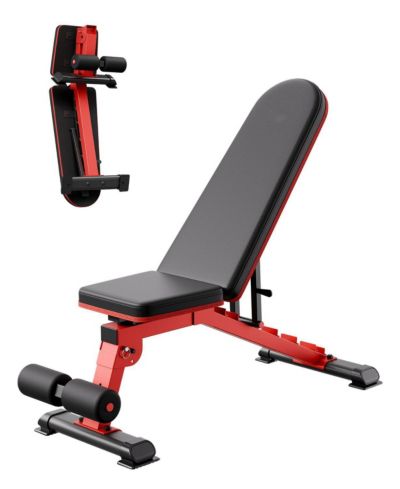 Mecale Weight Bench, 1200 lb Heavy-Duty Adjustable Bench Press with Folding Design for Home Gym Strength Training