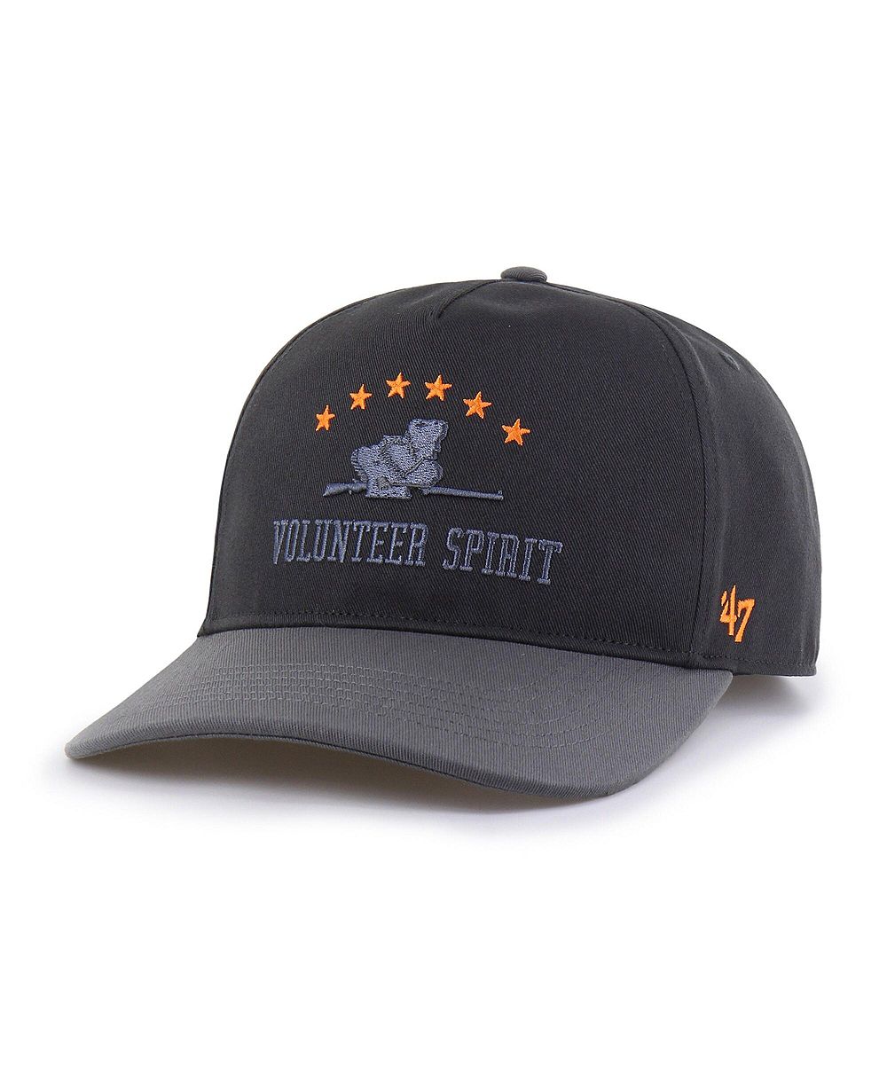 Мужская кепка '47 Brand Graphite/Gray Tennessee Volunteers Smokey Grey Hitch 2-Tone, регулируемая