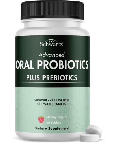 Bioschwartz Oral Probiotics Supplement with Prebiotics, 180ct