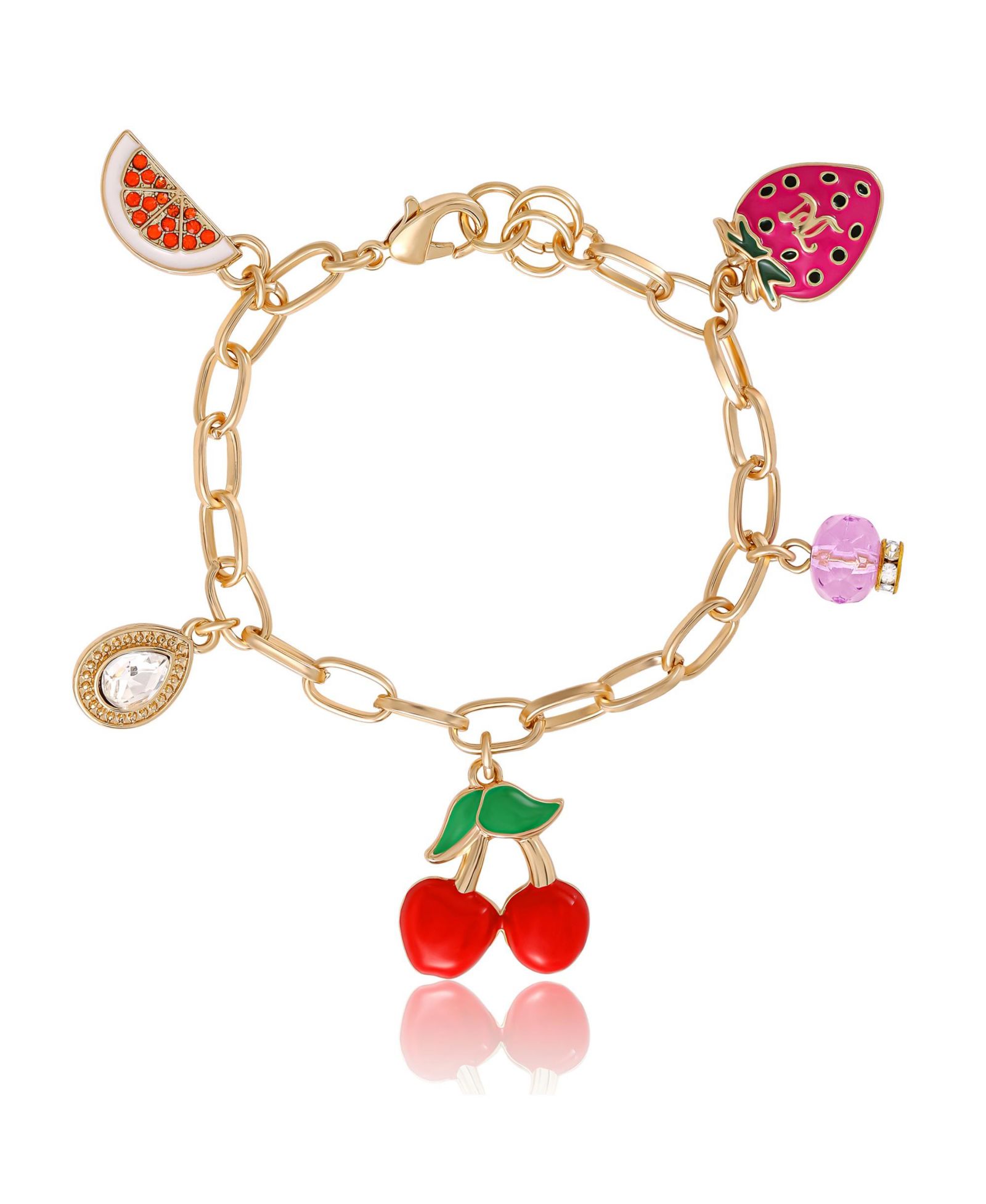 Juicy Couture браслет с шармом Cherry & Fruit