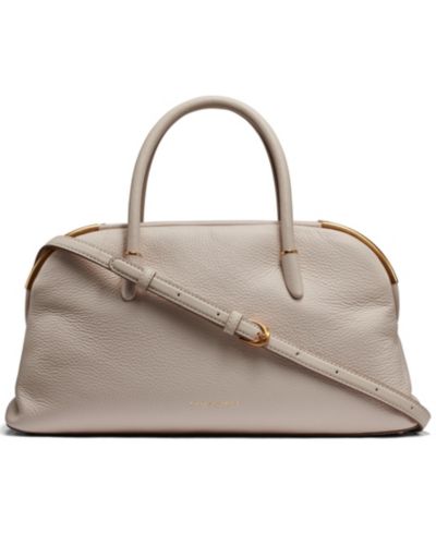Donna Karan New York Satin Leather Large Satchel Bag