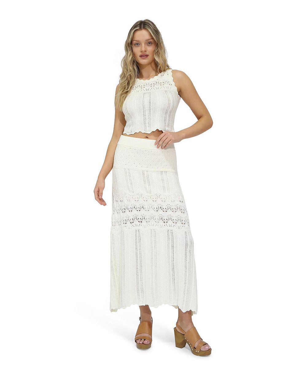Belle & Bloom Женский Harvest Haze Crochet Maxi Skirt