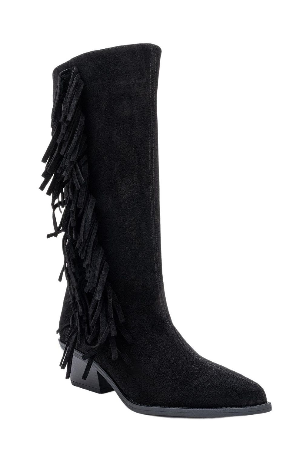 Женские вестерн-сапоги Forever & Always Shoes Orlo Leather Fringed