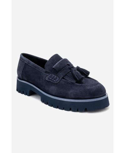Forever & Always Shoes Poen кожаные лоферы с кисточками