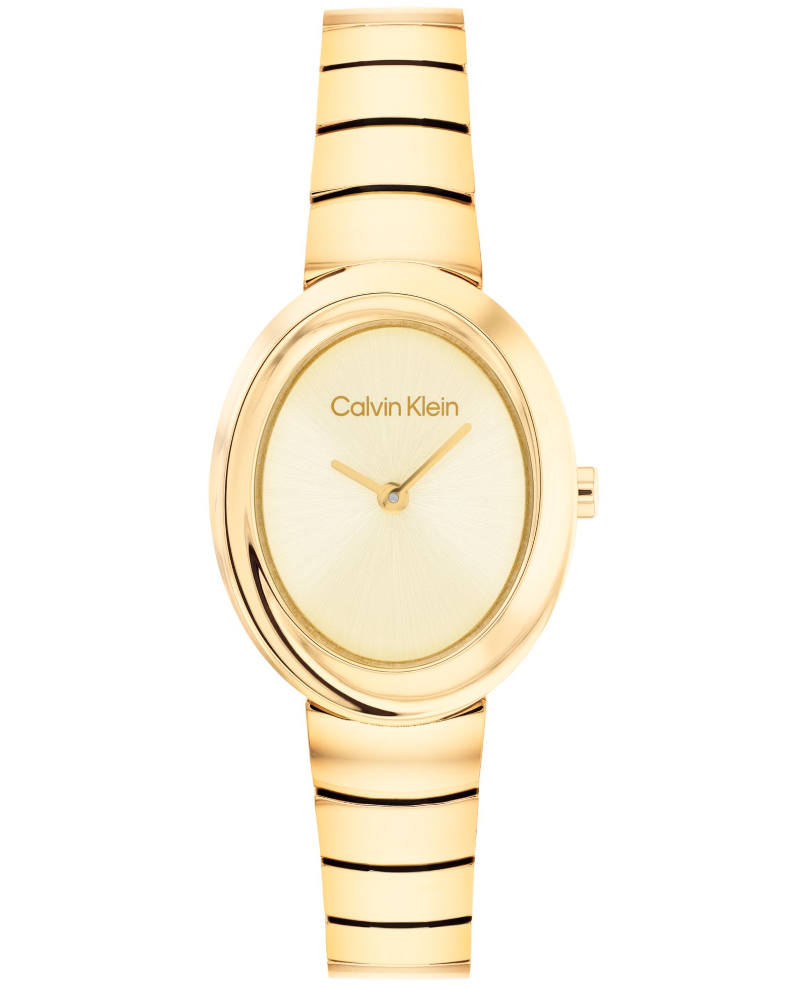 Calvin Klein Женские наручные часы с золотистым безелем 24mm